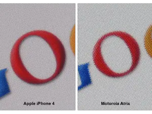 Motorola Atrix - upplösning närbild