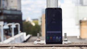 Samsung Galaxy S8 recension startskärm