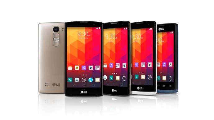 LG mellanklass smartphones Mobile World Congress 2015 - huvud