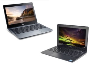 Acer Aspire C720 vs Dell Chromebook 11 Design och byggkvalitet