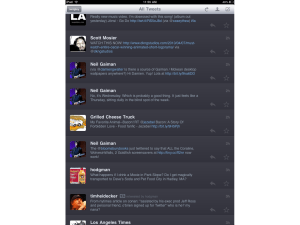 Apple iPad Twitterific-app
