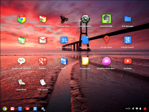 Chrome OS Aura desktop