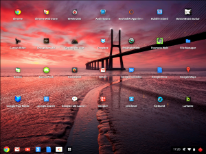 Chrome OS Aura desktop
