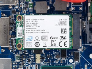 Tranquil PC MMC-12 - Intel mSATA SSD närbild