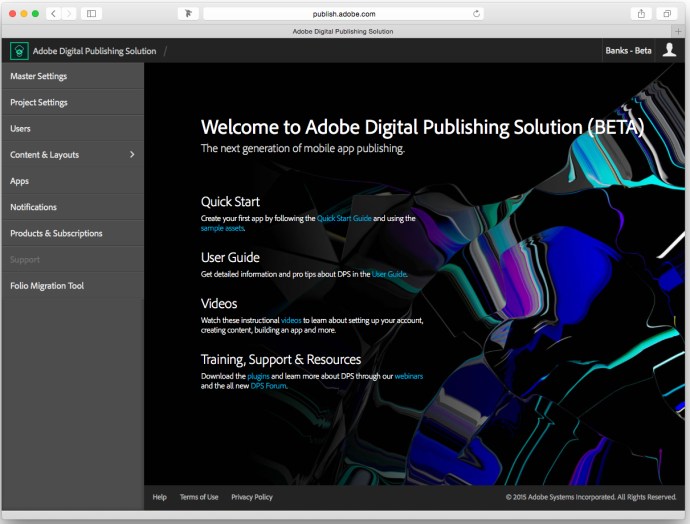 Adobe DPS (Digital Publishing Solution)