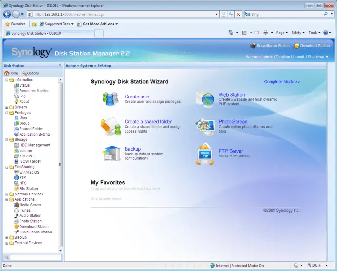Synology DiskStation DS1010+