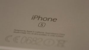 Apple iPhone 6s recension: Logotyp