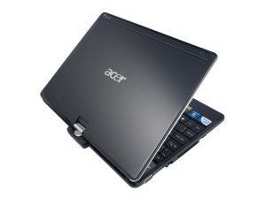 Acer Aspire 1825PTZ surfplatta bakifrån