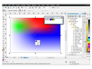 CorelDRAW Graphics Suite X5 färghantering