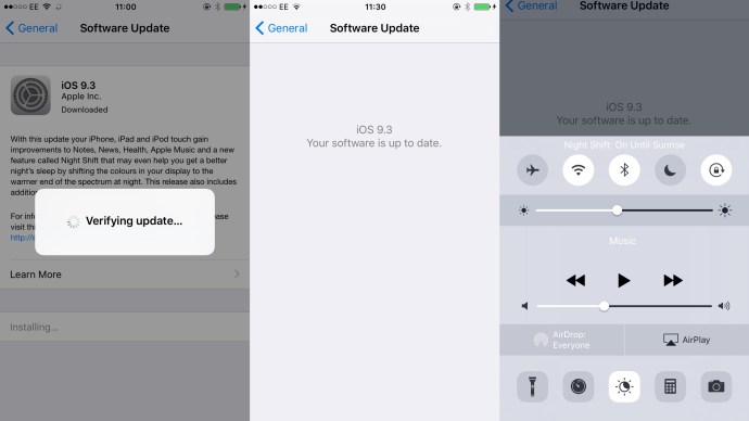 Installera iOS 9.3 på din iPhone eller iPad