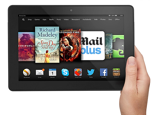 Amazon Kindle Fire HDX (2014) - lättare än Air