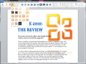Microsoft Word 2010 - Konstnärliga effekter