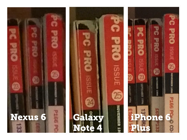 Nexus 6 recension - kameraexempel - test i svagt ljus vs iPhone 6 Plus vs Samsung Galaxy Note 4
