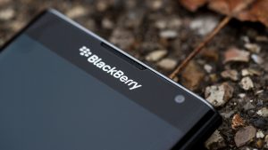 BlackBerry Priv recension: BlackBerry logotyp