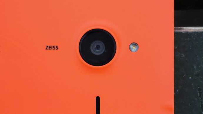 Microsoft Lumia 640 XL recension: Kameralins närbild
