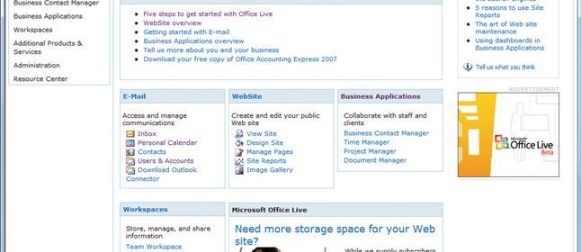 Microsoft Office Live Beta recension