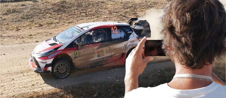 Toyota och Microsofts EchoCam låter fans ta selfies med en WRC-rallybil
