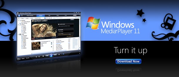 Windows Media Player 11 börjar spela
