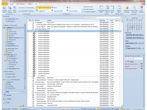 Microsoft Outlook 2010 konversationsvy